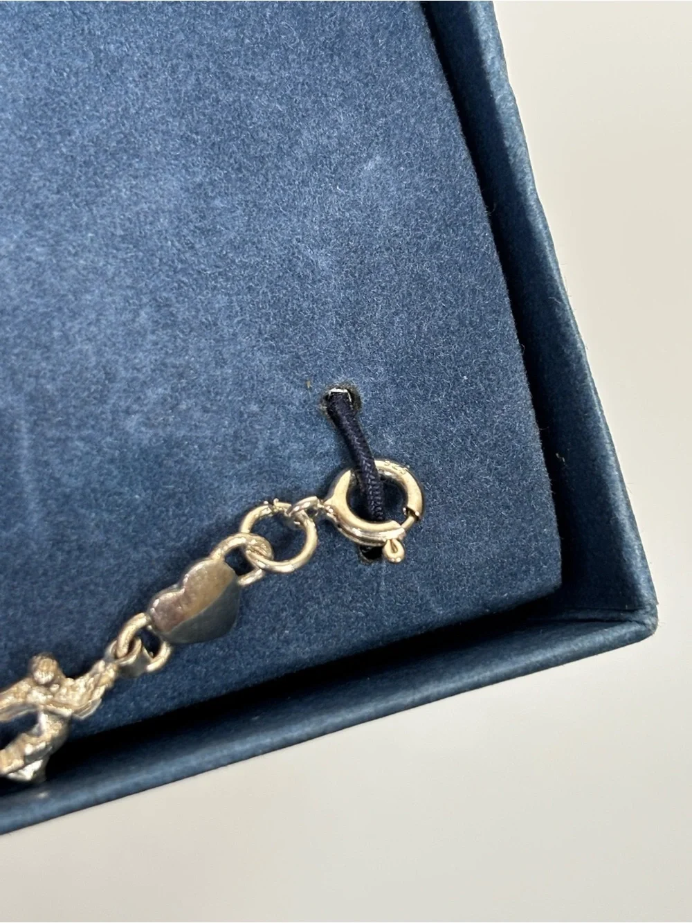 HEART & ANGEL STERLING BRACELET